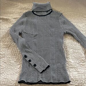 Anthropologie Monochrome Striped Knit